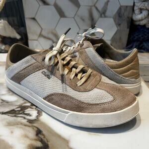 Olukai Women's Kilea Beige/White Sneakers Size 8.5 Casual Comfort Shoes‎ Slides